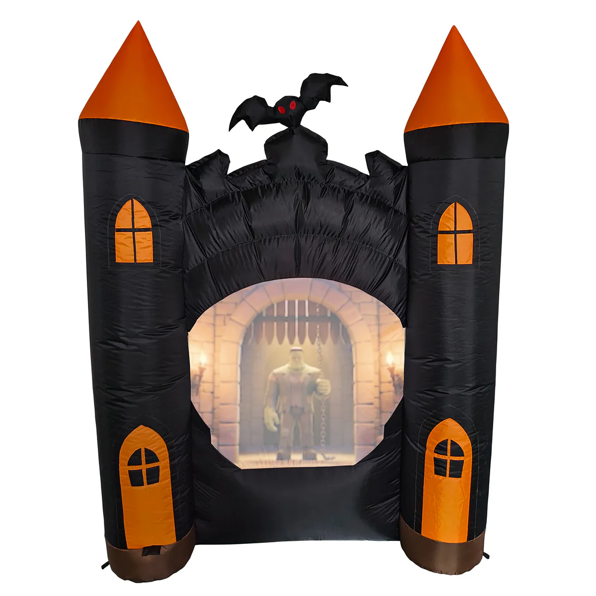 7' Animated Inflatable Haunted Castle - Image 3
