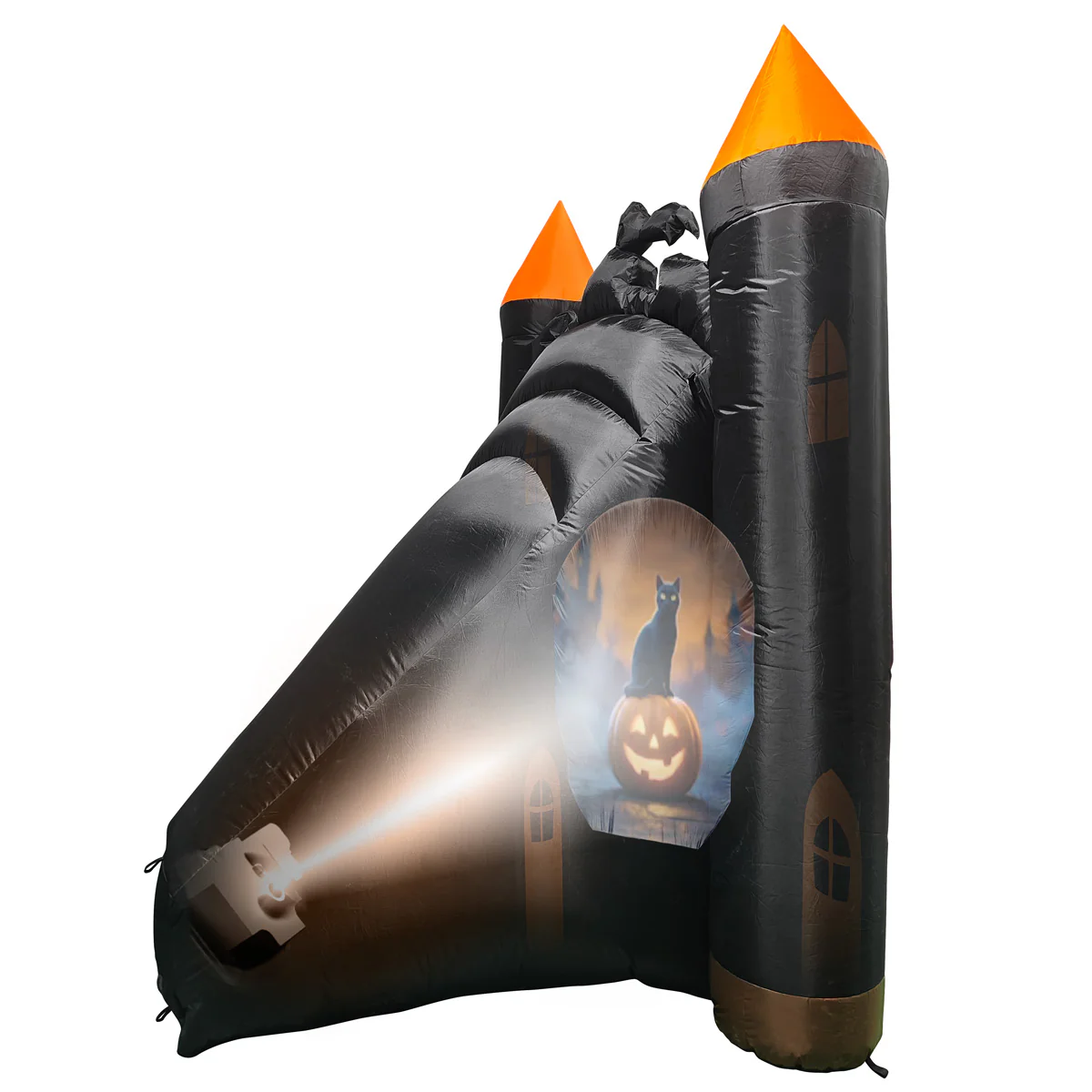 7' Animated Inflatable Haunted Castle - Image 5