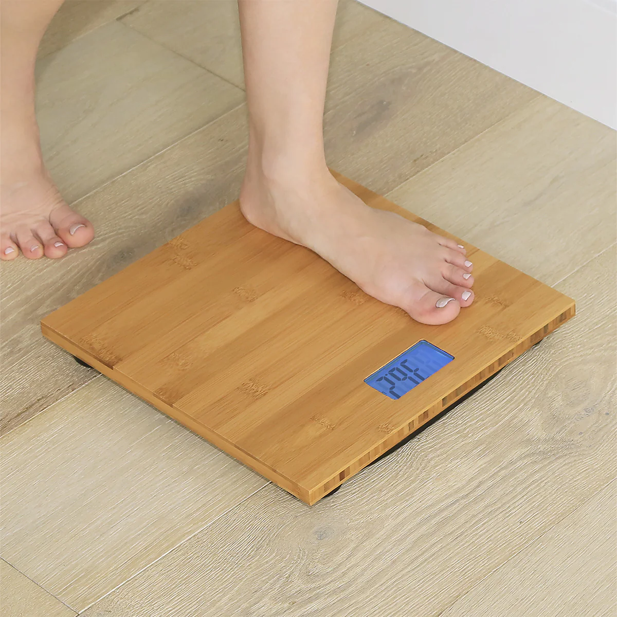 Bamboo Bathroom Scale