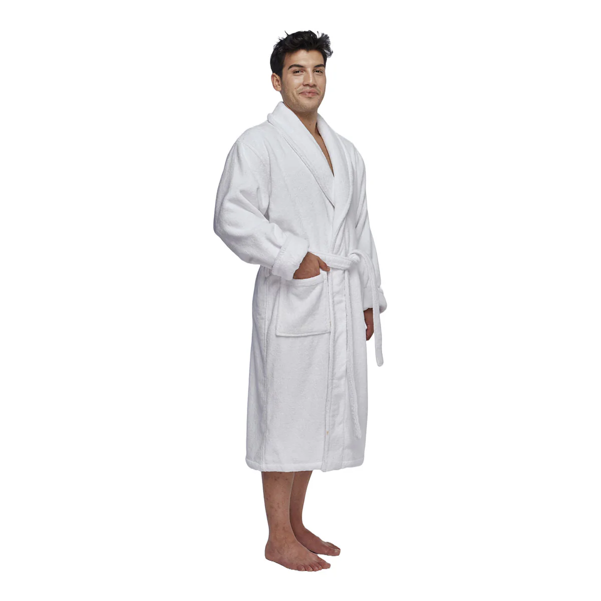 Unisex Classic Turkish Cotton Bathrobe - Image 5