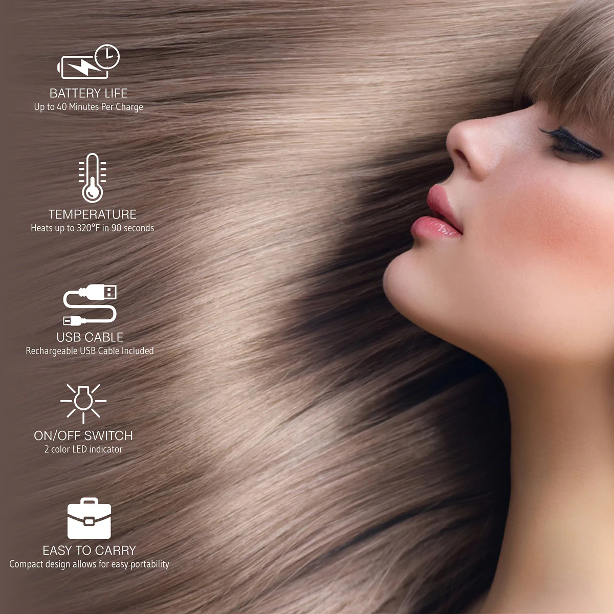 Cordless Hair Straightener - Image 3