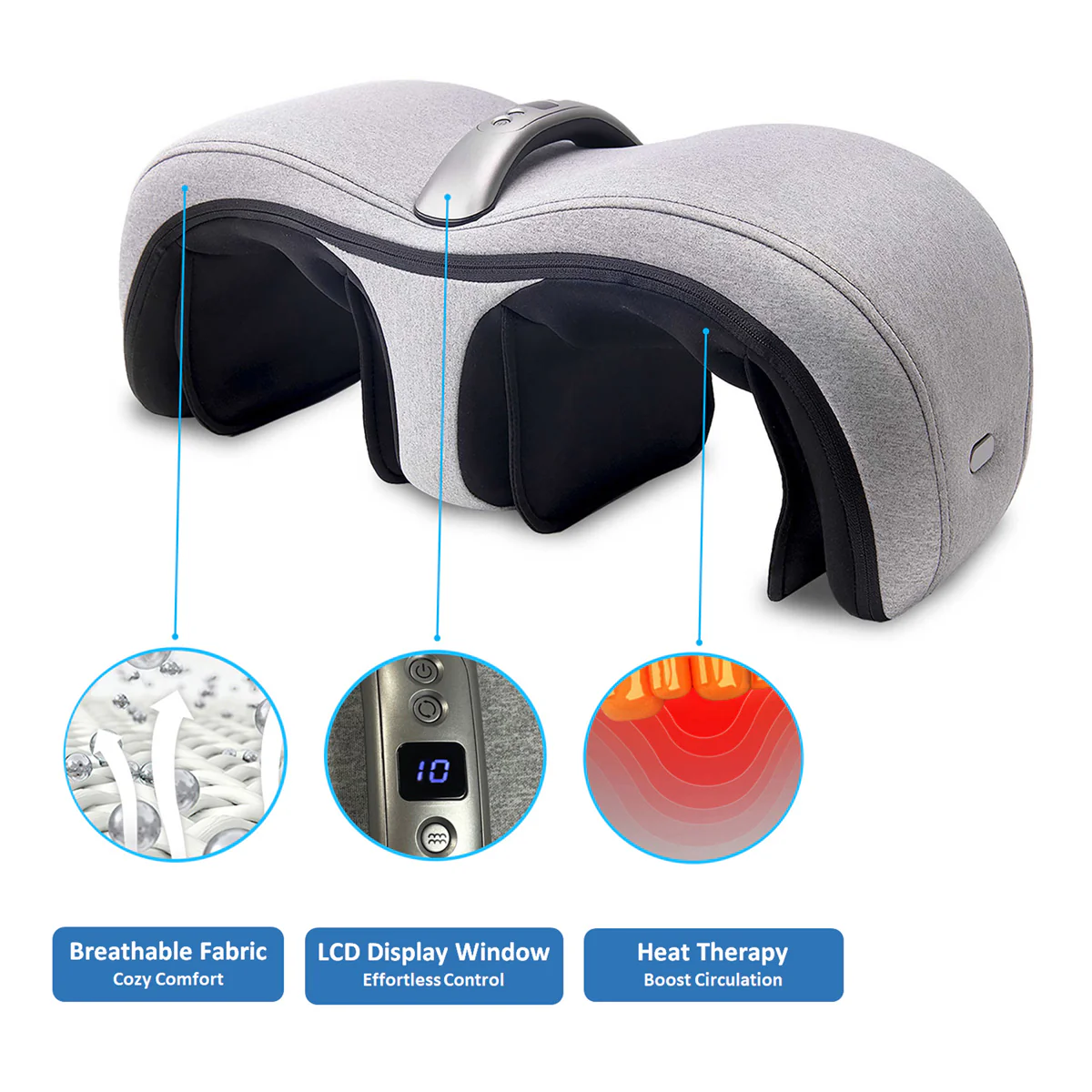 Deluxe Knee and Leg Massager with Heat - Image 4
