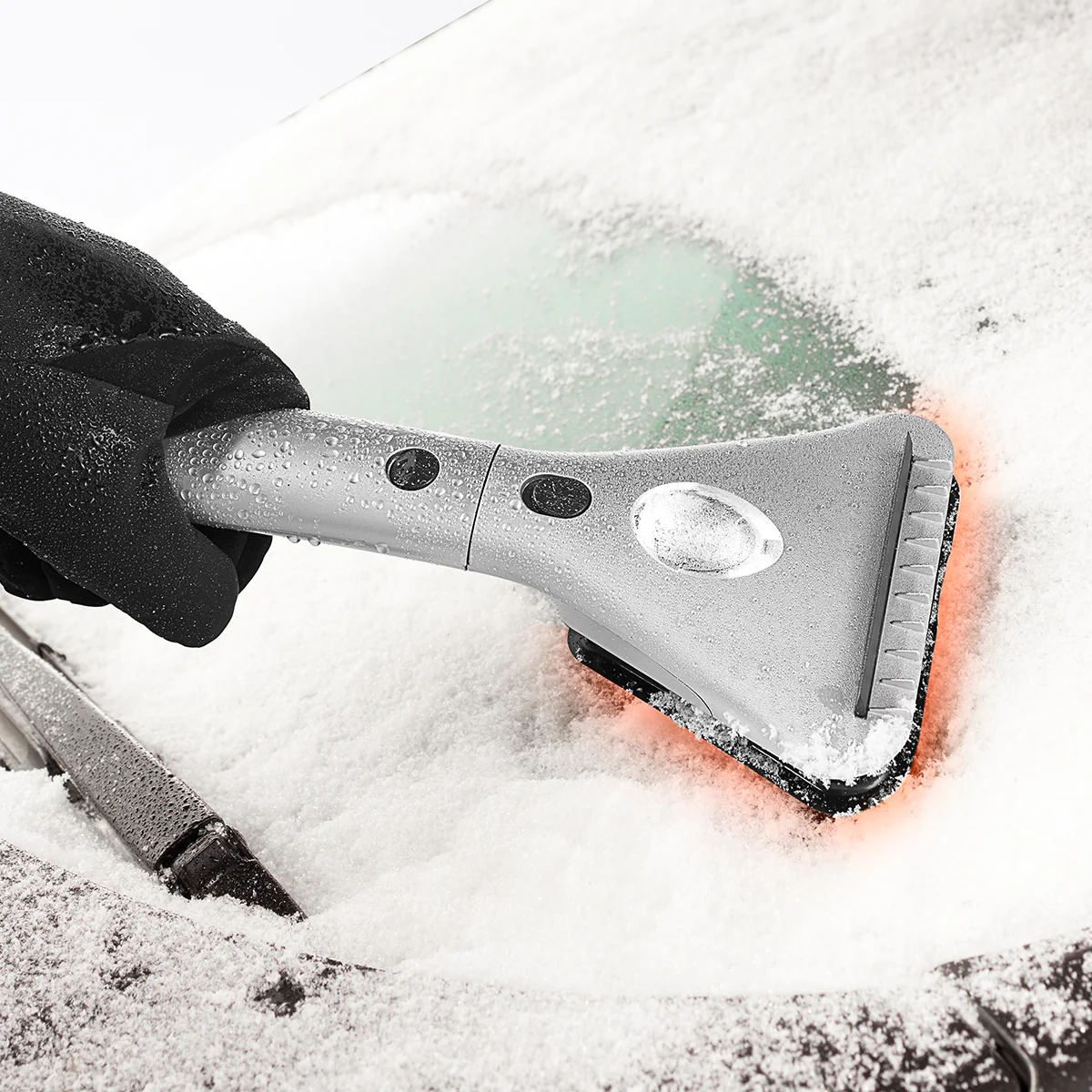 Heated Ice Scraper by Sharper Image