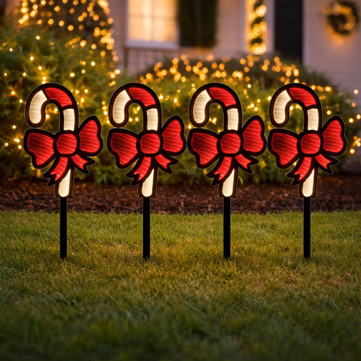Holiday Infinity Light Lawn Stakes (Set of 4) - Image 10