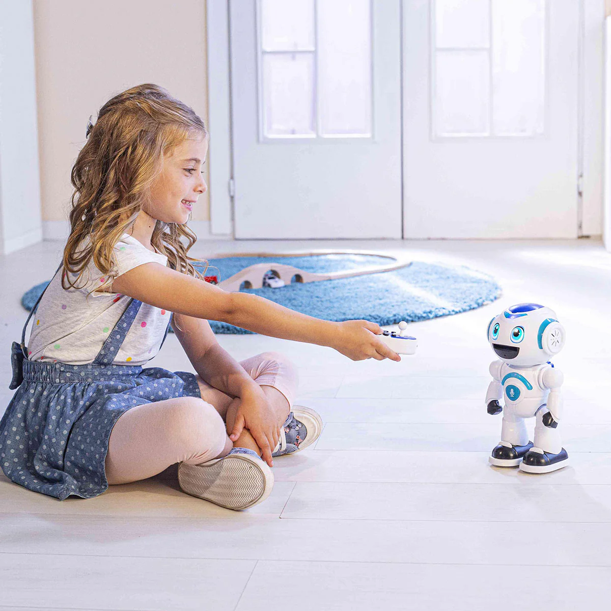 Interactive STEM Robot with Quiz and Games