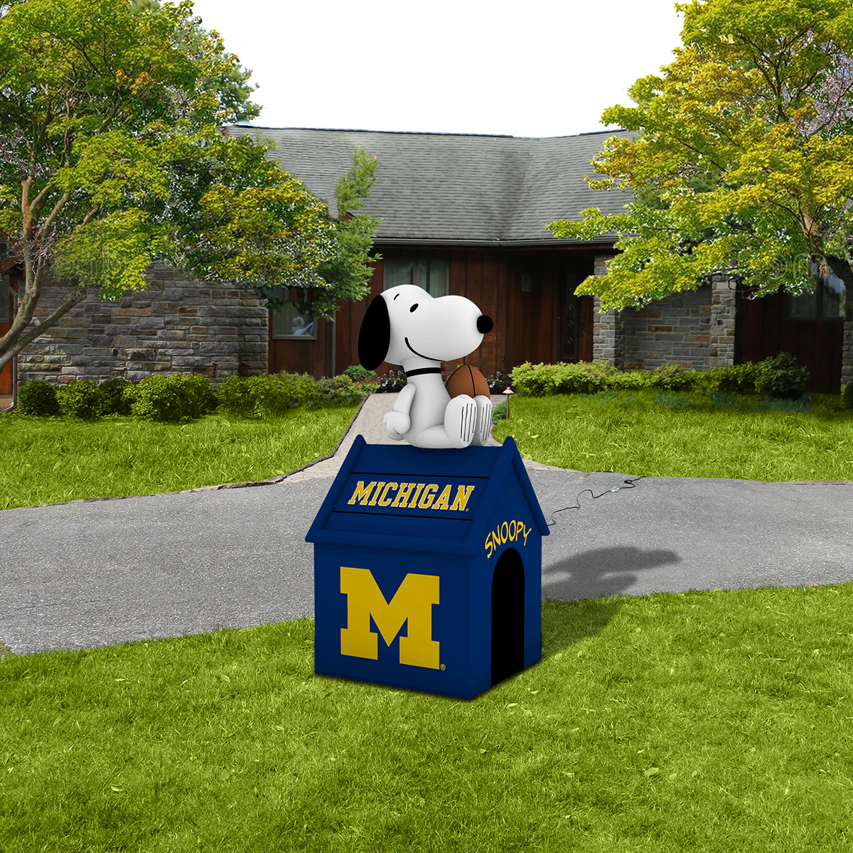 NCAA Inflatable Snoopyâ„¢ Doghouse - Image 12