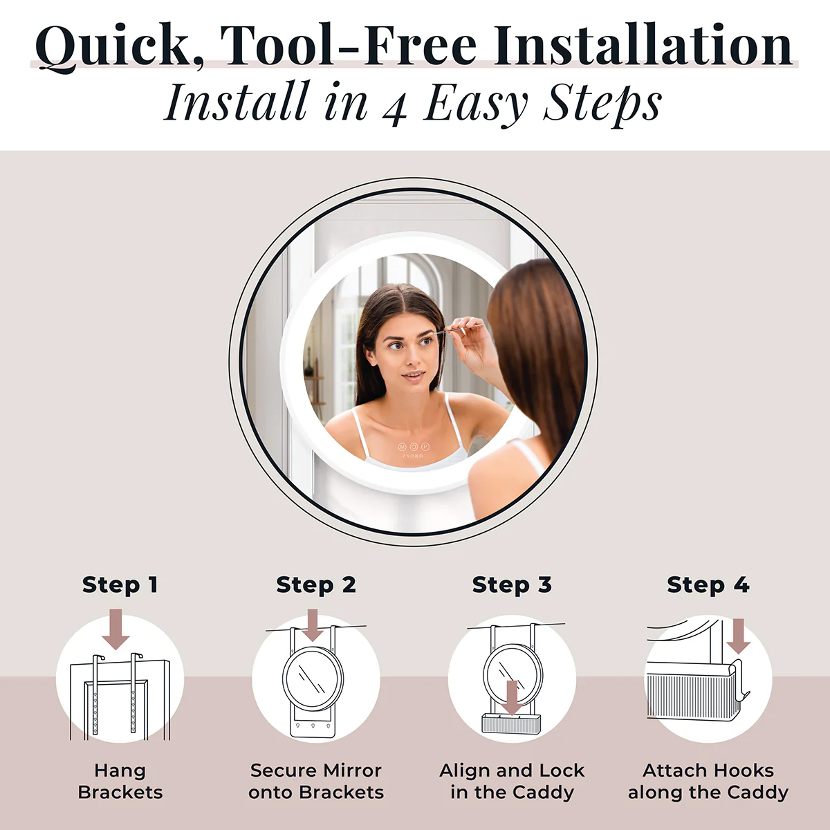 Over-The-Door Styling Station - Image 14