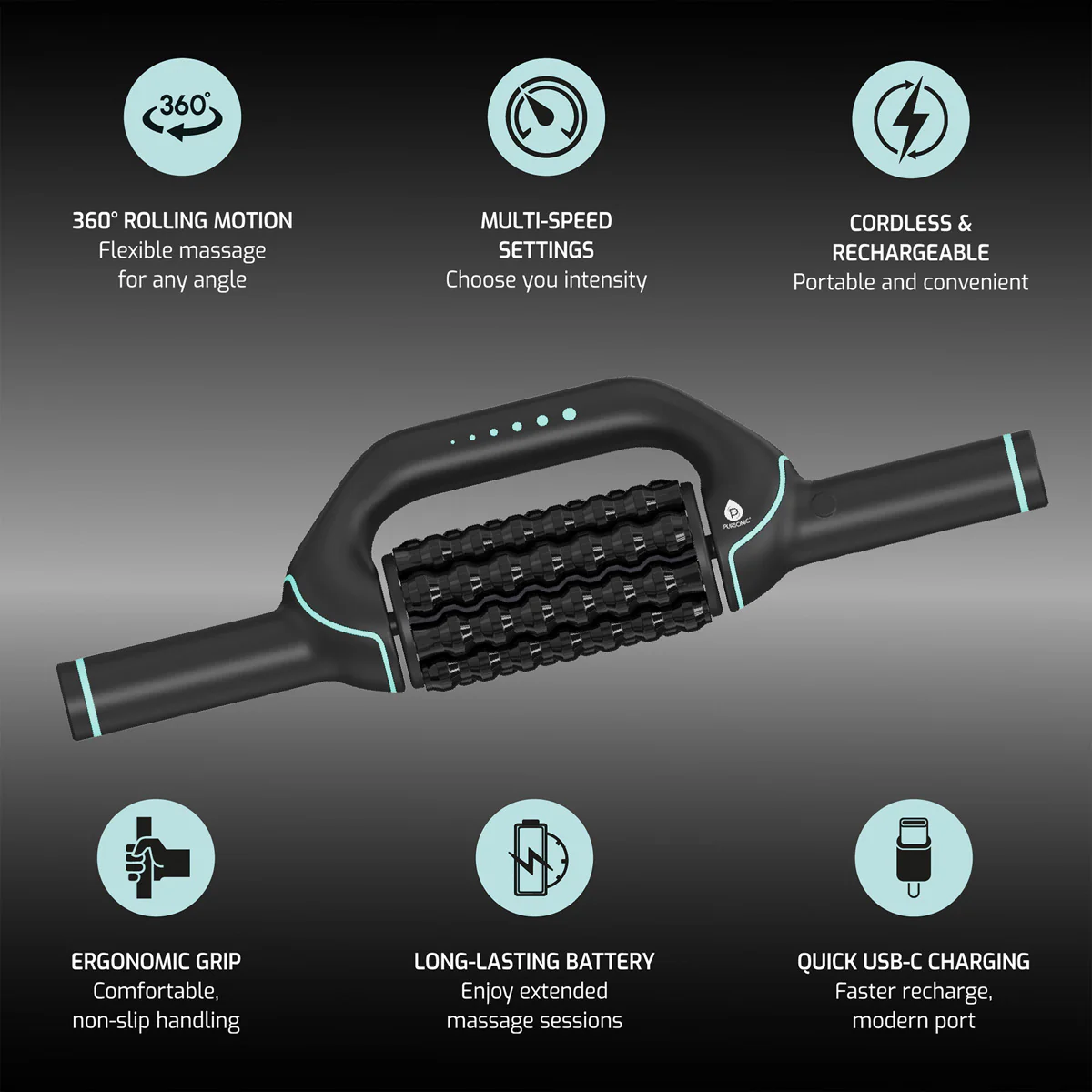 Rolling Powered Massager - Image 3