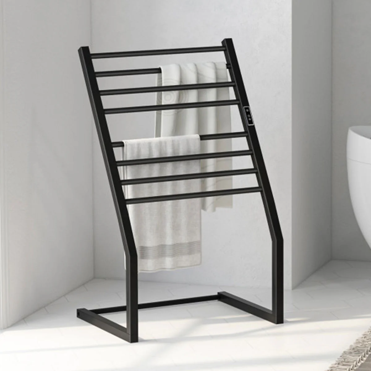 Towel Warmer Rack with LED Display