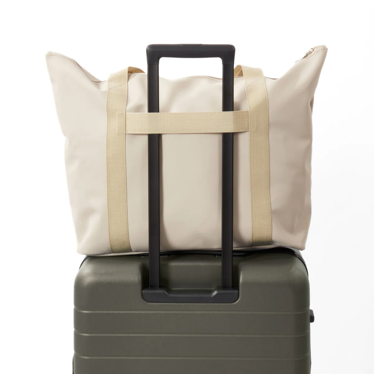 Water and Tear-Resistant Vinyl Coated Nylon Tote Bag - Image 2